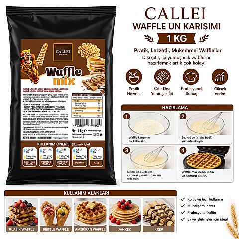 CALLEI WAFFLE UN KARIŞIMI 1 KG - 2