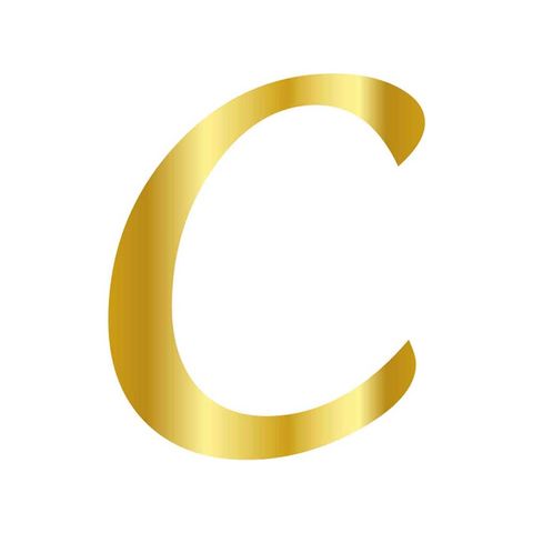 CESİL PLEKSİ ÇUBUKSUZ ALFABE 6 CM ALTIN-C