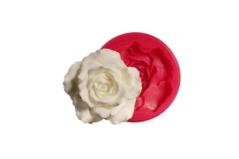 CESİL SİLİKON KALIP - AÇMIŞ GÜL (8,5*8,5CM)