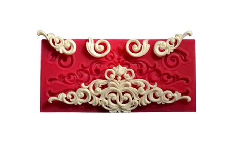 CESİL SİLİKON KALIP - DEKOR NO : 15 (6*13CM)