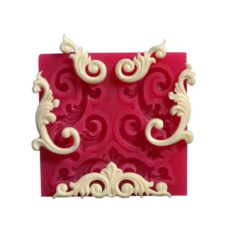 CESİL SİLİKON KALIP - DEKOR NO : 16 (6*6CM)