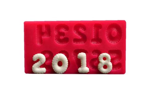 CESİL SİLİKON KALIP - DİKİŞLİ RAKAM SET (11*5,5CM)