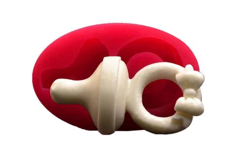 CESİL SİLİKON KALIP - FiYONKLU EMZİK (7*4CM) - 1