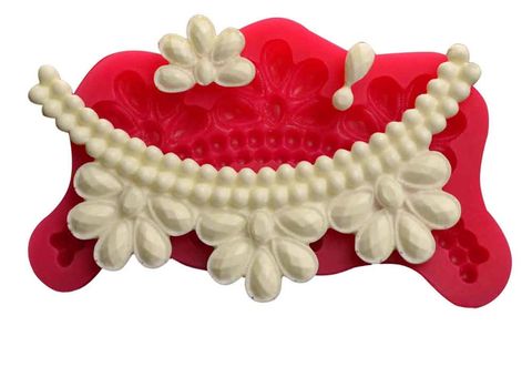 CESİL SİLİKON KALIP - KOLYE BORDÜR - 2 (12,5*6,5CM