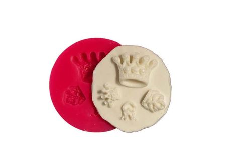 CESİL SİLİKON KALIP - KRAL TACI (7*7CM)