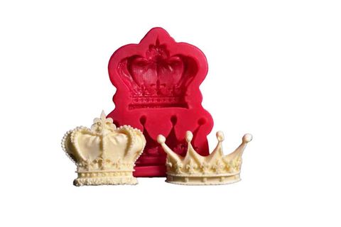 CESİL SİLİKON KALIP - TAÇ SET (7*5CM)