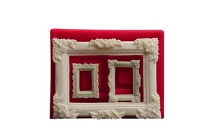 CESİL SİLİKON KALIP ÜÇ BOY ÇERÇEVE 13,5*10,5 CM - CESİL