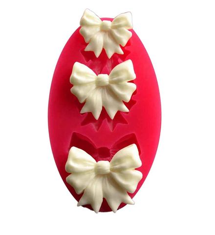 CESİL SİLİKON KALIP - ÜÇLÜ FİYONK SET - 2 (9*5CM)