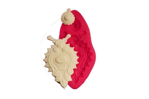 CESİL SİLİKON KALIP - UFAK İKİLİ BORDÜR (10,5*6CM)