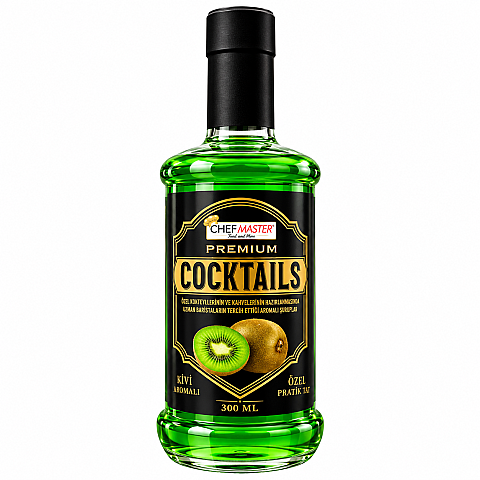 CHEF MASTER KİVİ AROMALI KOKTEYL ŞURUBU 300 ML - 1