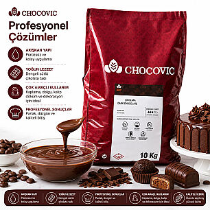 CHOCOVİC BİTTER PUL KUVERTÜR 10 KG %47 C52 - CHOCOVİC