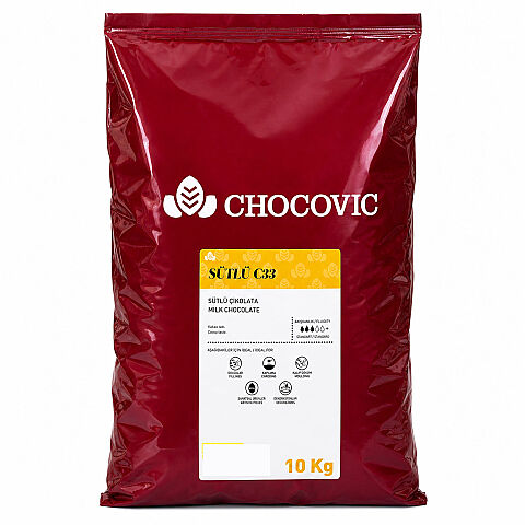 CHOCOVİC PARA PUL SET 20 KG ( Chocovic Sütlü C33 - Chocovic Bitter C52) - 3