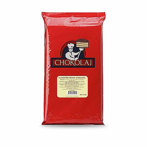 CHOKOLAJ FİLDİŞİ (BEYAZ) KUVERTÜR 2.5 KG 55020