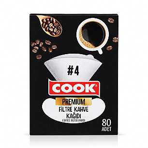 COOK PREMİUM FİLTRE KAHVE KAĞIDI 80 Lİ - FREE COOK
