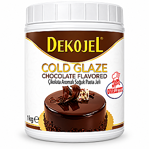 DEKOJEL ÇİKOLATA SOĞUK PASTA JELİ 1 KG - OVALETTE