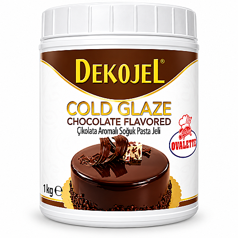 DEKOJEL ÇİKOLATA SOĞUK PASTA JELİ 1 KG - 1