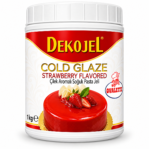 DEKOJEL ÇİLEK SOĞUK PASTA JELİ 1 KG - 1