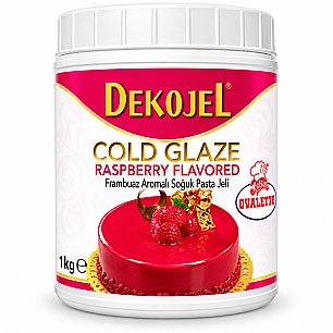 DEKOJEL FRAMBUAZ SOĞUK PASTA JELİ 1 KG - OVALETTE