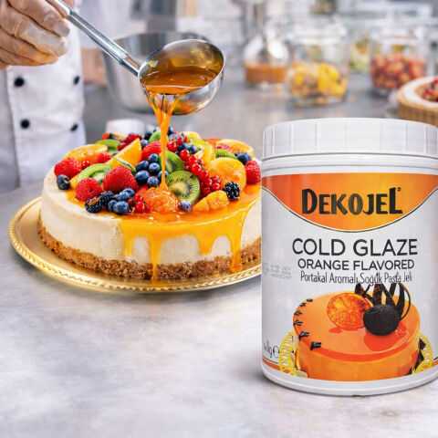 DEKOJEL PORTAKAL SOĞUK PASTA JELİ 1 KG - 2