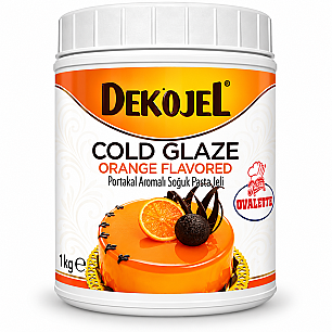 DEKOJEL PORTAKAL SOĞUK PASTA JELİ 1 KG - DEKOJEL