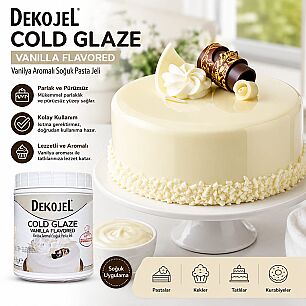DEKOJEL VANİLYA SOĞUK PASTA JELİ 1 KG - 2