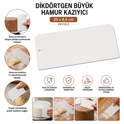 DİKDÖRTGEN BÜYÜK KAZIYICI 20*8,5 RP11013 - 1