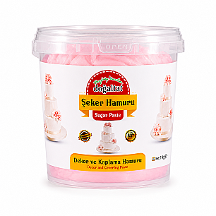 DOĞALTAT ŞEKER HAMURU AÇIK PEMBE 1 KG - DOĞALTAT