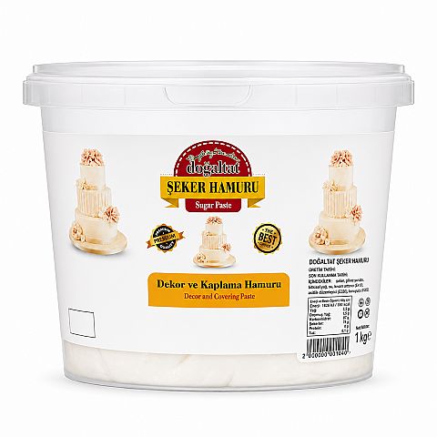 DOĞALTAT ŞEKER HAMURU BEYAZ 4 KG - 1