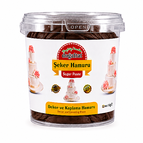 DOĞALTAT ŞEKER HAMURU KAHVERENGİ 1 KG - 1