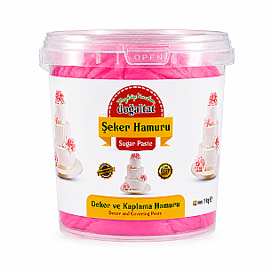 DOĞALTAT ŞEKER HAMURU PEMBE 1 KG - DOĞALTAT