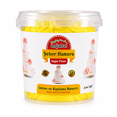 DOĞALTAT ŞEKER HAMURU SARI 1 KG - 1