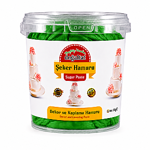 DOĞALTAT ŞEKER HAMURU YEŞİL 1 KG - DOĞALTAT