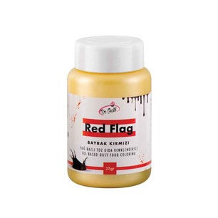 DR GUSTO 25 GR YAĞ BAZLI LAKE BAYRAK KIRMIZISI - Dr. GUSTO