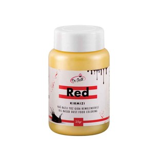 DR GUSTO 25 GR YAĞ BAZLI LAKE KIRMIZI - Dr. GUSTO