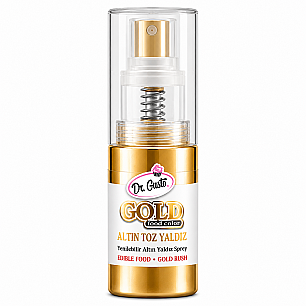 DR GUSTO AIR PUMP 10 GR SPREY YENİLEBİLİR METALİK TOZ ALTIN - Dr. GUSTO