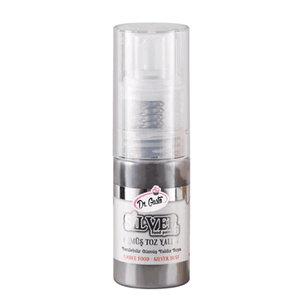 DR GUSTO AIR PUMP 10 GR SPREY YENİLEBİLİR METALİK TOZ GÜMÜŞ - Dr. GUSTO