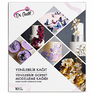DR GUSTO ÇİÇEK MODELLEME KAĞIDI 10 LU - Dr. GUSTO