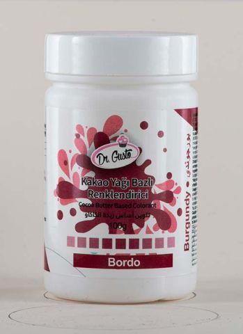 DR GUSTO ÇİKOLATA BOYASI 100 GR BORDO