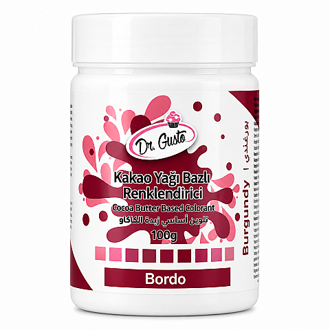 DR GUSTO ÇİKOLATA BOYASI 100 GR BORDO - 1
