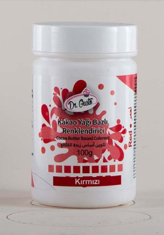 DR GUSTO ÇİKOLATA BOYASI 100 GR KIRMIZI 