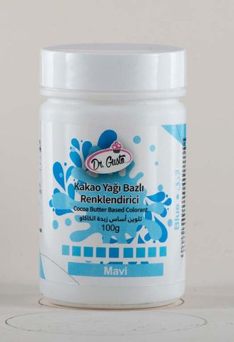 DR GUSTO ÇİKOLATA BOYASI 100 GR MAVİ