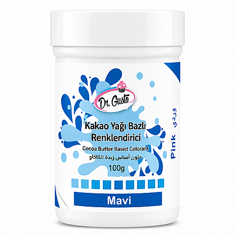 DR GUSTO ÇİKOLATA BOYASI 100 GR MAVİ - 1