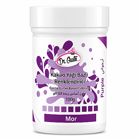 DR GUSTO ÇİKOLATA BOYASI 100 GR MOR - 1