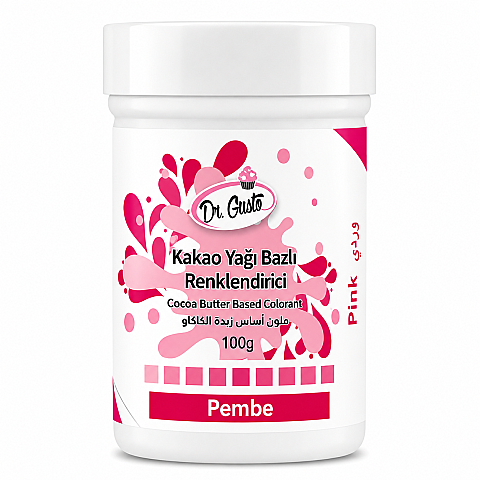 DR GUSTO ÇİKOLATA BOYASI 100 GR PEMBE - 1
