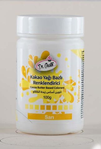 DR GUSTO ÇİKOLATA BOYASI 100 GR SARI