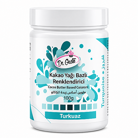DR GUSTO ÇİKOLATA BOYASI 100 GR TURKUAZ - 1