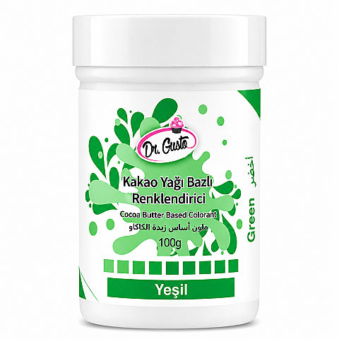 DR GUSTO ÇİKOLATA BOYASI 100 GR YEŞİL - 1