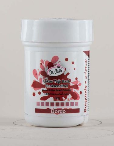 DR GUSTO ÇİKOLATA BOYASI 30 GR BORDO