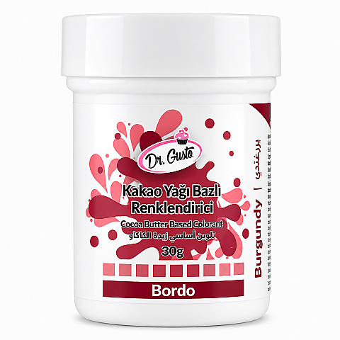 DR GUSTO ÇİKOLATA BOYASI 30 GR BORDO - 1