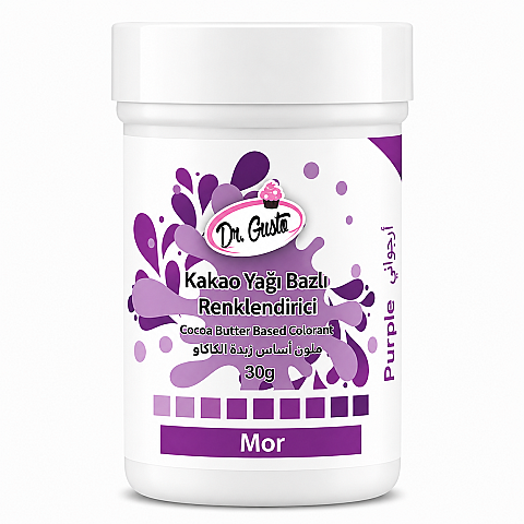 DR GUSTO ÇİKOLATA BOYASI 30 GR MOR - 1